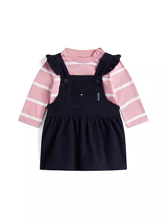 TOMMY HILFIGER | Baby Mädchen Set 2-teilig Langarmshirt und Kleid | 
